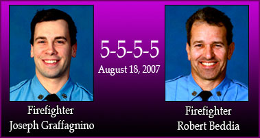 FDNY Announces the Deaths of Firefighters Joseph Graffagnino and Robert Beddia